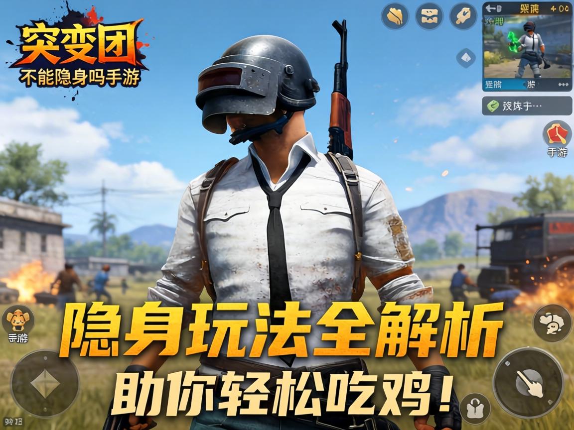 突变团竟能隐身吗手游，隐身玩法全解析，助你轻松吃鸡！