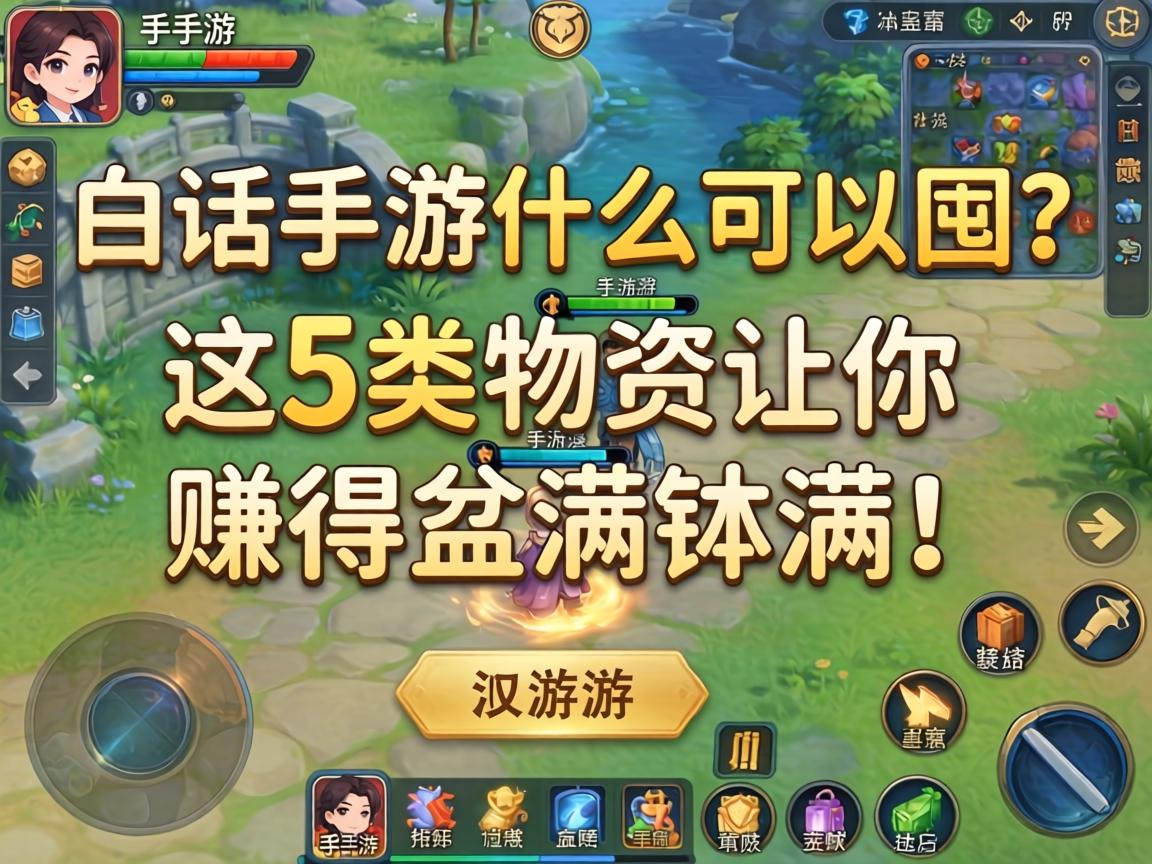 大话手游什么可以囤？这5类物资让你赚得盆满钵满！