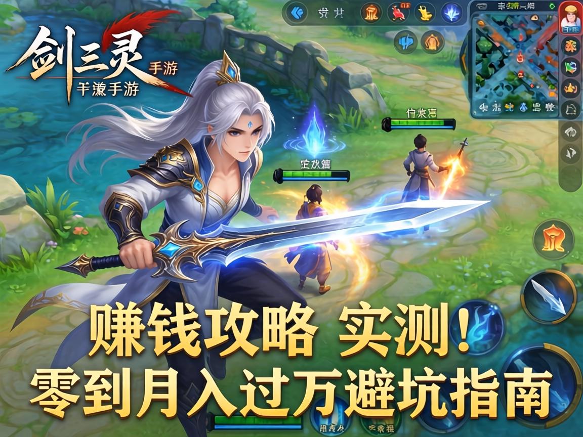 剑灵手游赚钱攻略实测，从零到月入过万的避坑指南