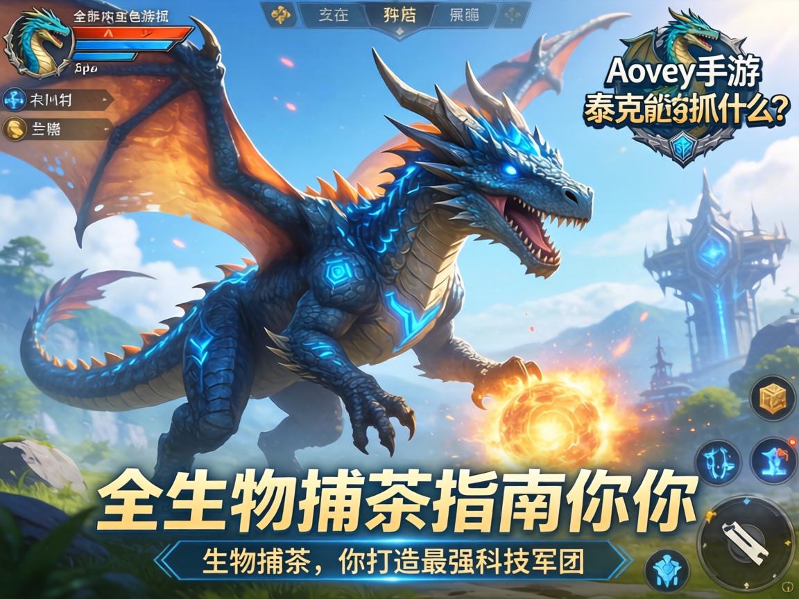 方舟手游泰克龙能抓什么？全生物捕获指南助你打造最强科技军团