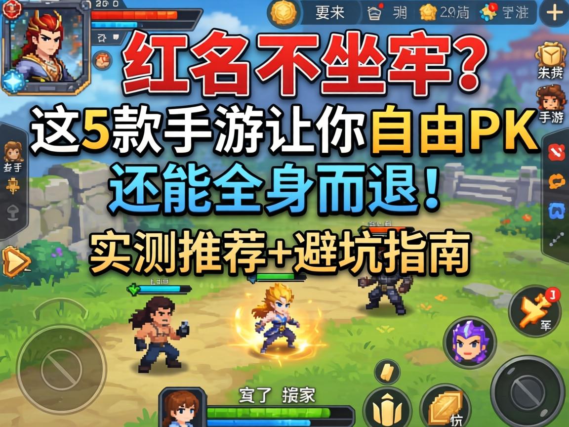 这5款手游让你自由PK还能全身而退
