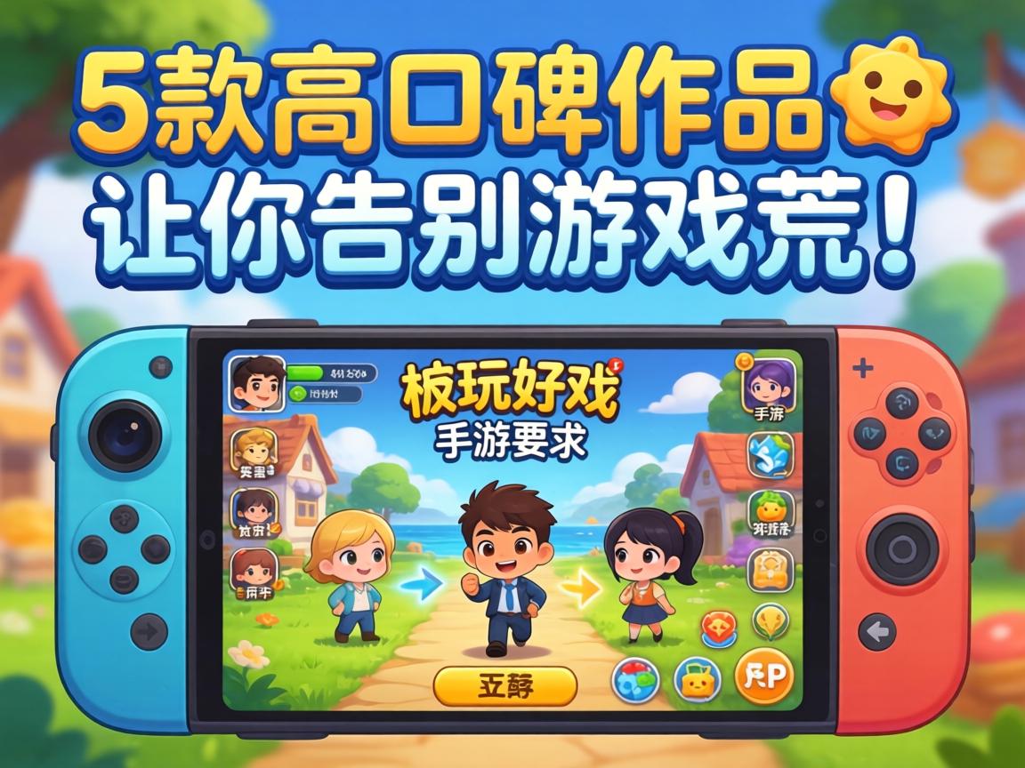 这5款高口碑作品让你告别游戏荒