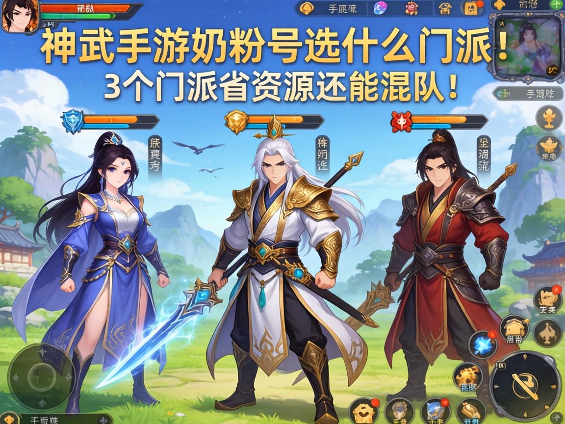 神武手游奶粉号选什么门派