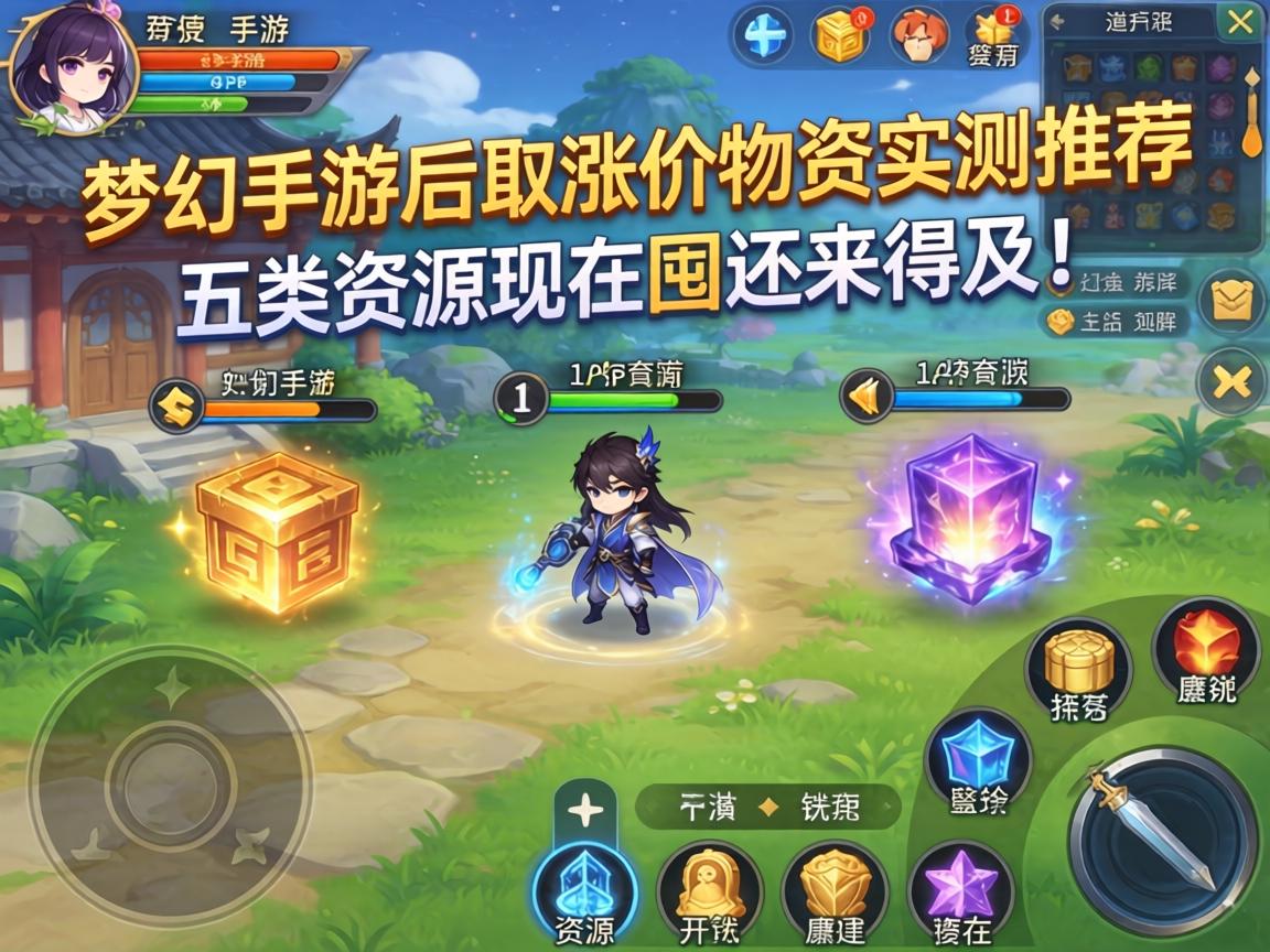梦幻手游后期涨价物资实测推荐