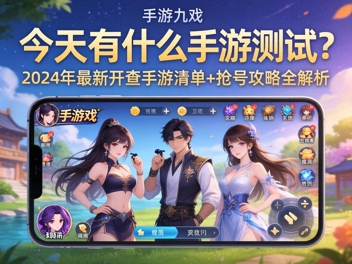 2024年最新开测手游清单