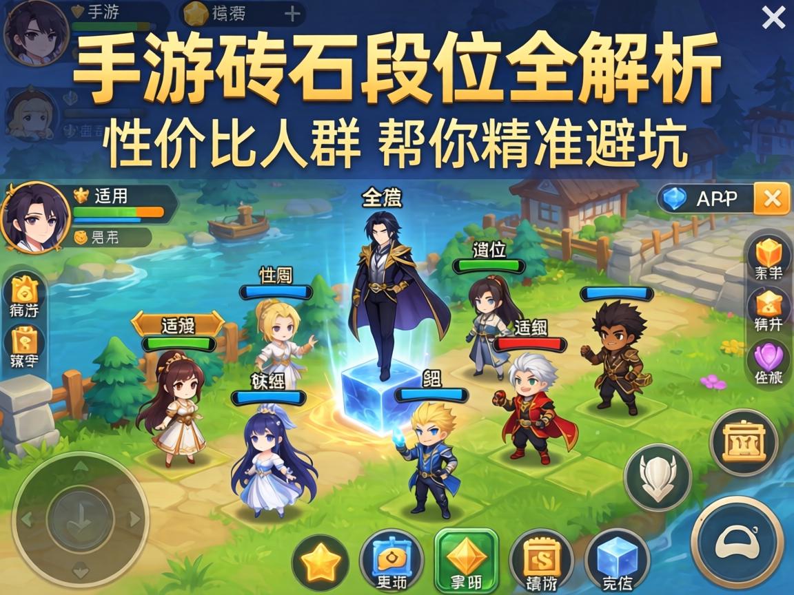 手游砖石段位全解析，从性价比到适用人群，帮你精准避坑