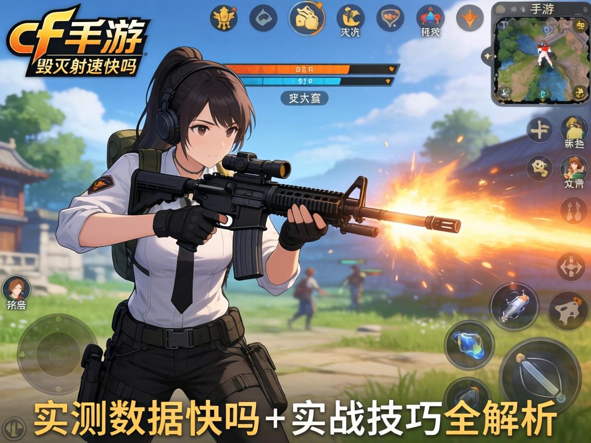 cf手游毁灭射速快吗？实测数据+实战技巧全解析