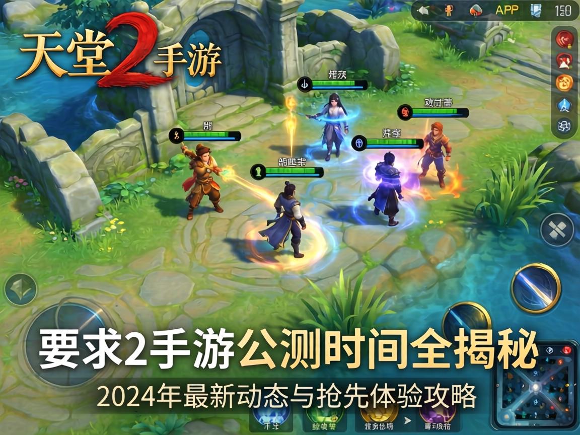 天堂2手游公测时间大揭秘，2024年最新动态与抢先体验攻略