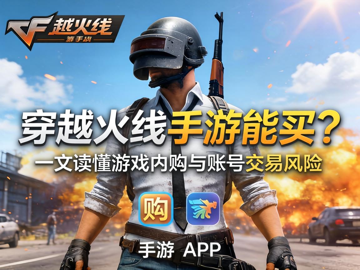穿越火线手游能买吗？一文读懂游戏内购与账号交易风险