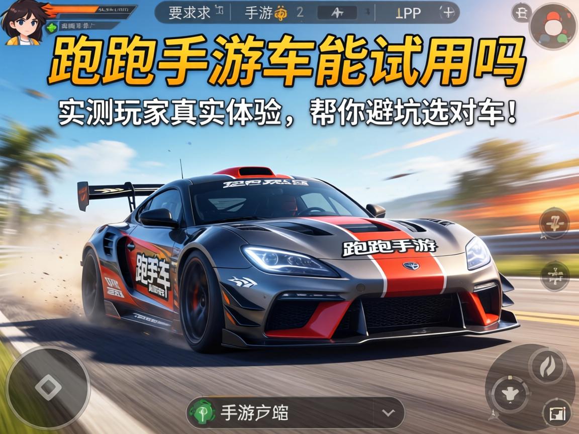 跑跑手游车能试用吗？实测玩家真实体验，帮你避坑选对车！