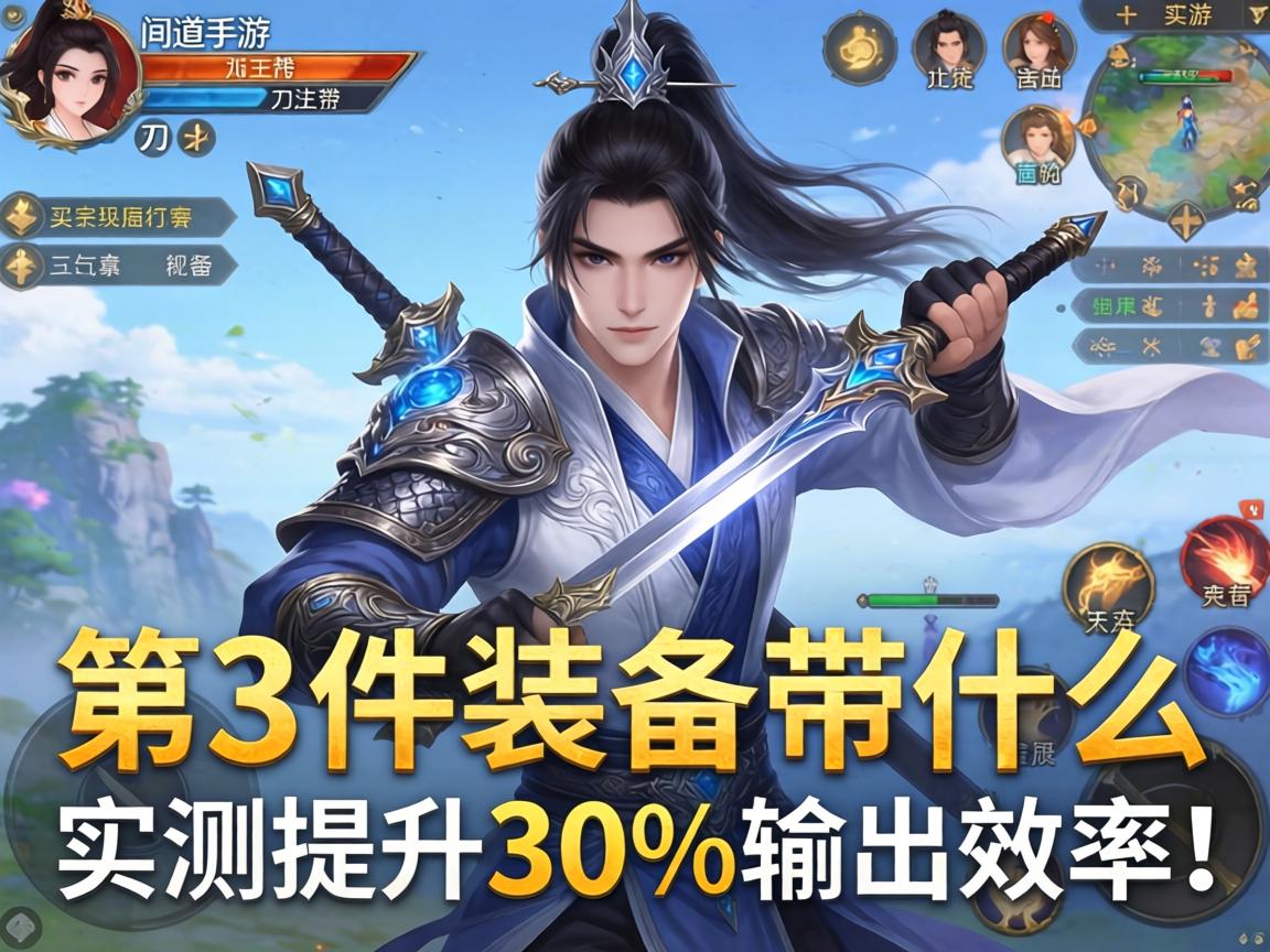 问道手游刀手带什么法宝？这3件装备实测提升30%输出效率！