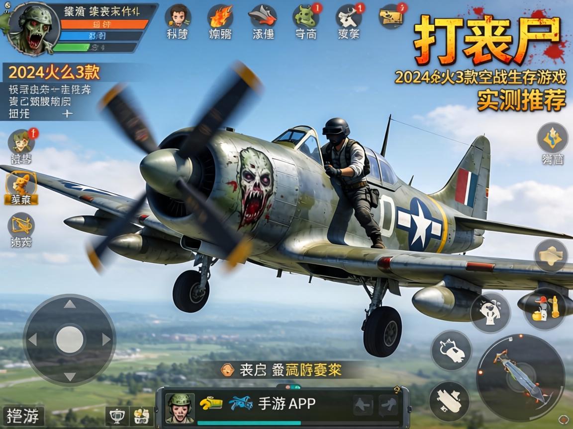 2024最火3款空战生存游戏实测推荐