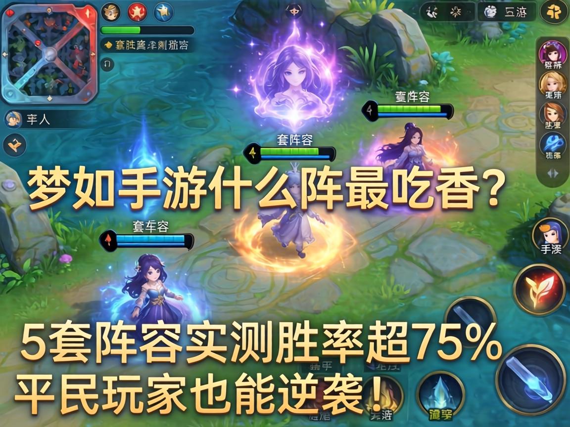 这5套阵容实测胜率超75
