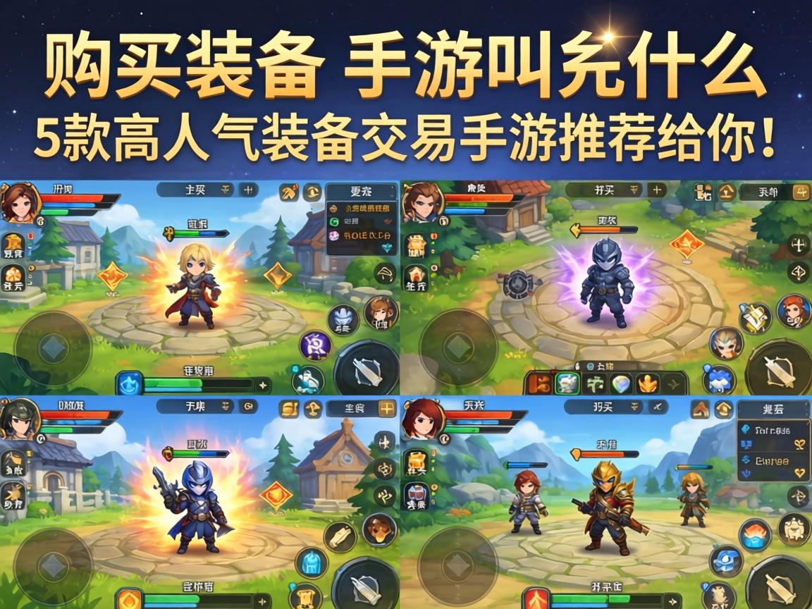 这5款高人气装备交易手游推荐给你