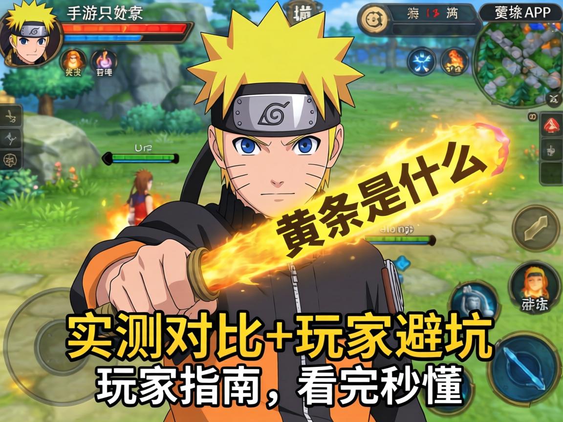 火影手游黄条是什么?实测对比+玩家避坑指南,看完秒懂! 火影手游黄条是什么