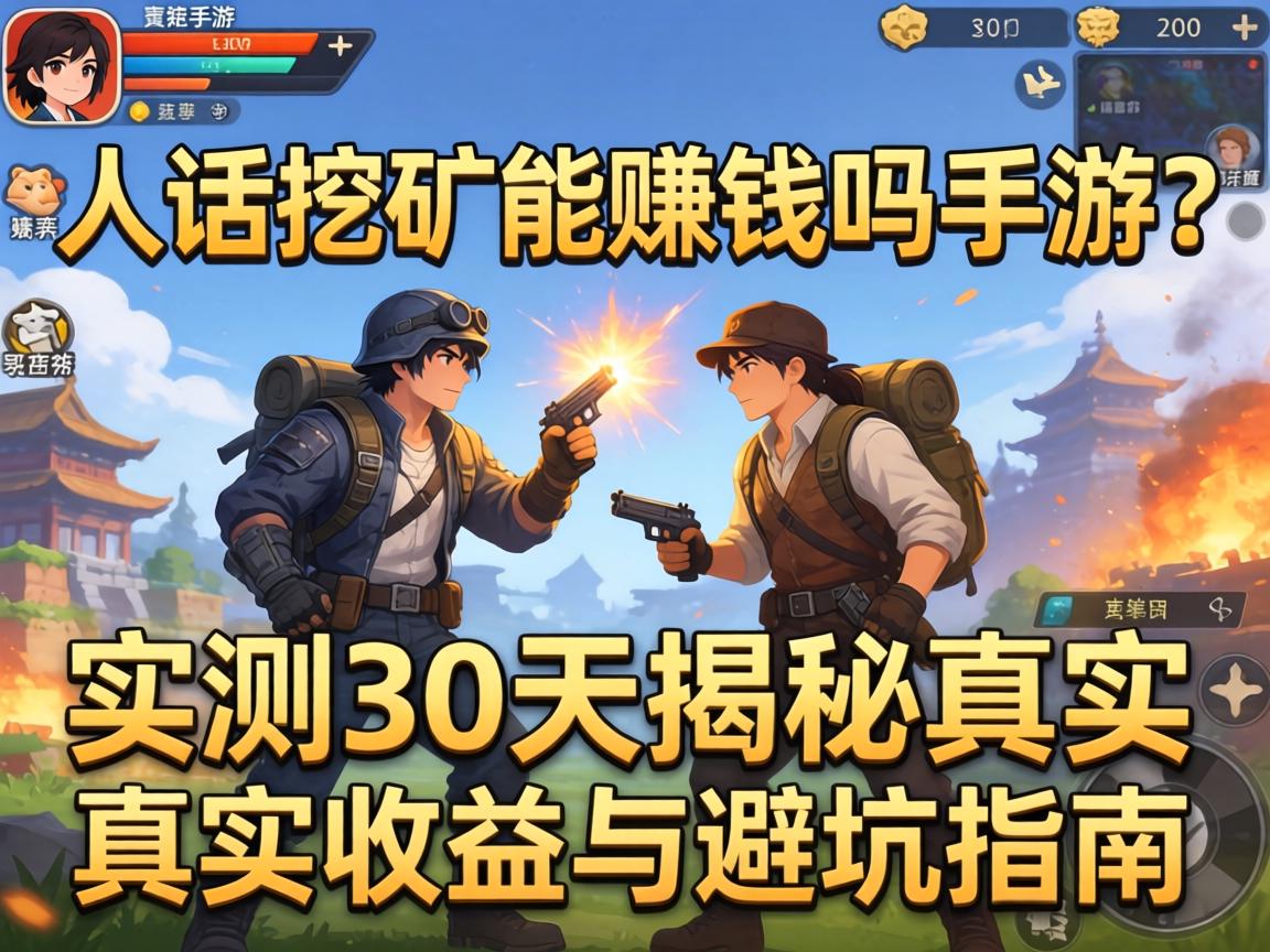 大话挖矿能赚钱吗手游?实测30天揭秘真实收益与避坑指南 实测30天揭秘真实收益与避坑指南