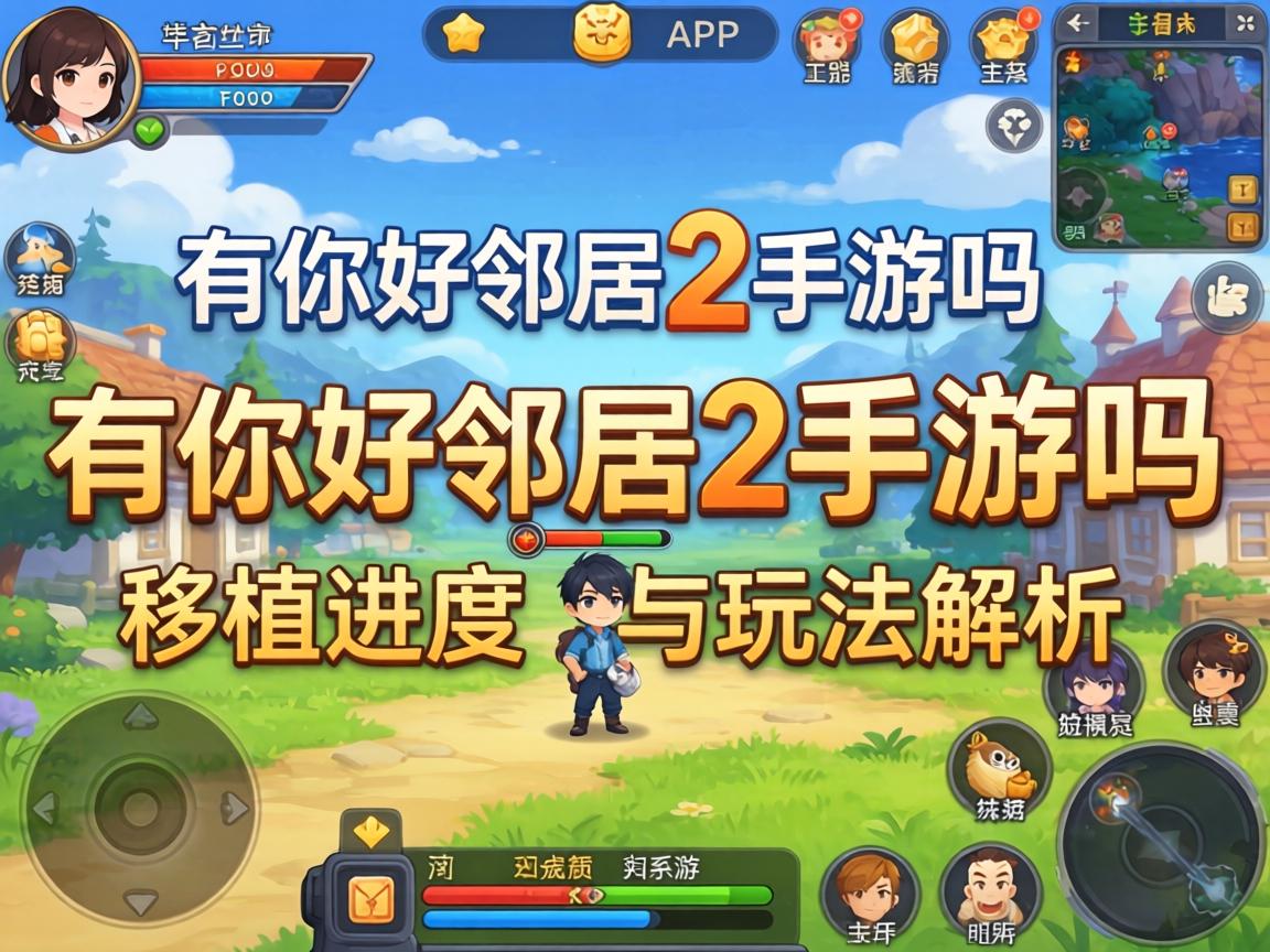 有你好邻居2手游吗?玩家最关心的移植进度与玩法解析 玩家最关心的移植进度与玩法解析