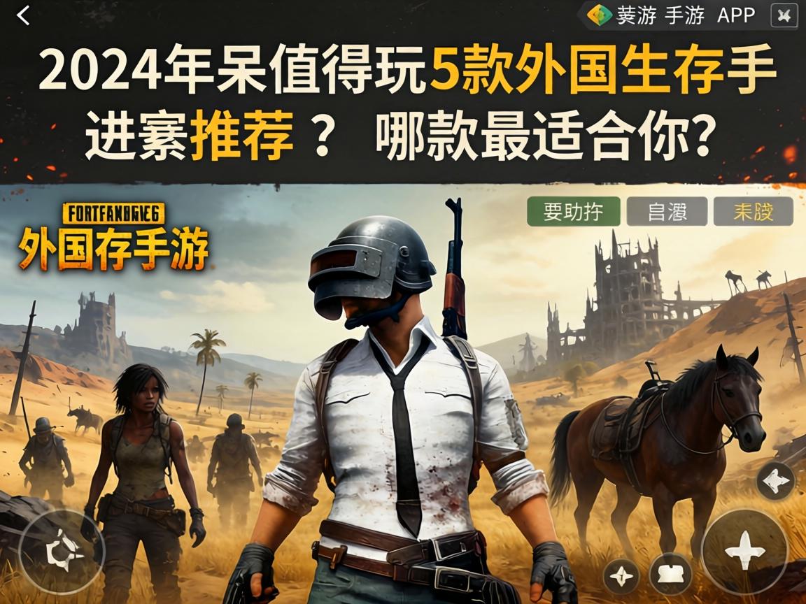 2024年最值得玩的5款外国生存手游推荐,从荒野到末日,哪款最适合你? 2024年最值得玩的5款外国生存手游推荐