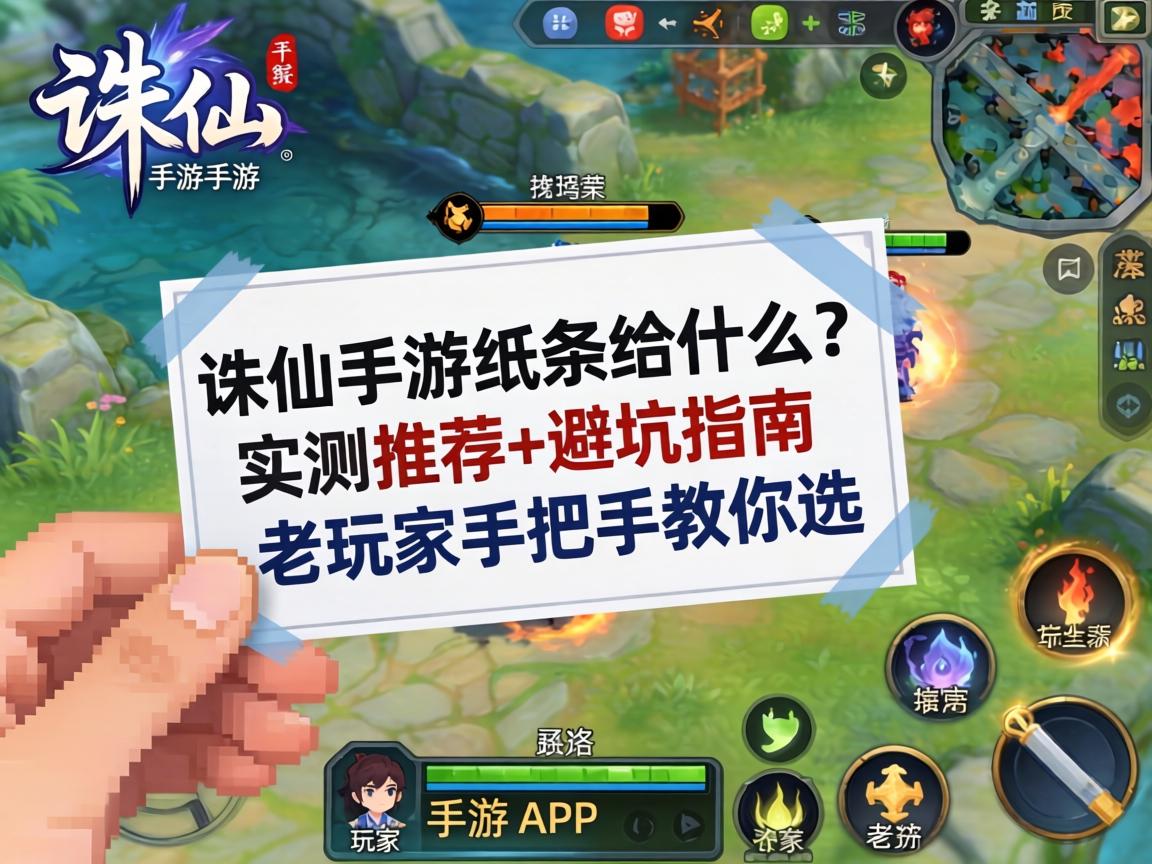 诛仙手游纸条给什么