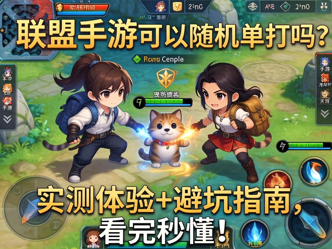 联盟手游可以随机单挑吗