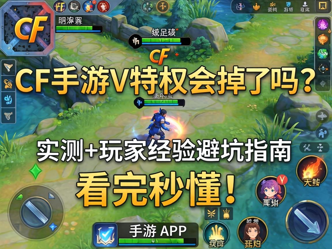 CF手游V特权会掉吗
