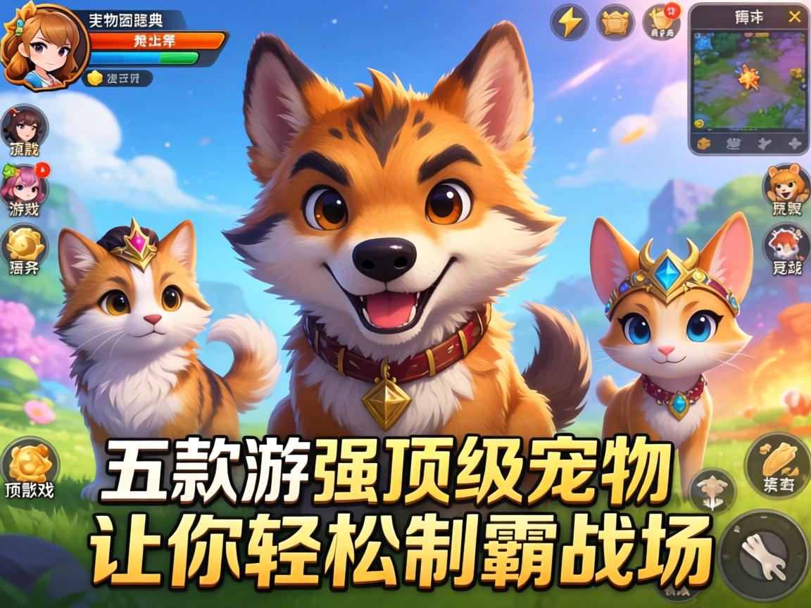 这五款游戏的顶级宠物让你轻松制霸战场