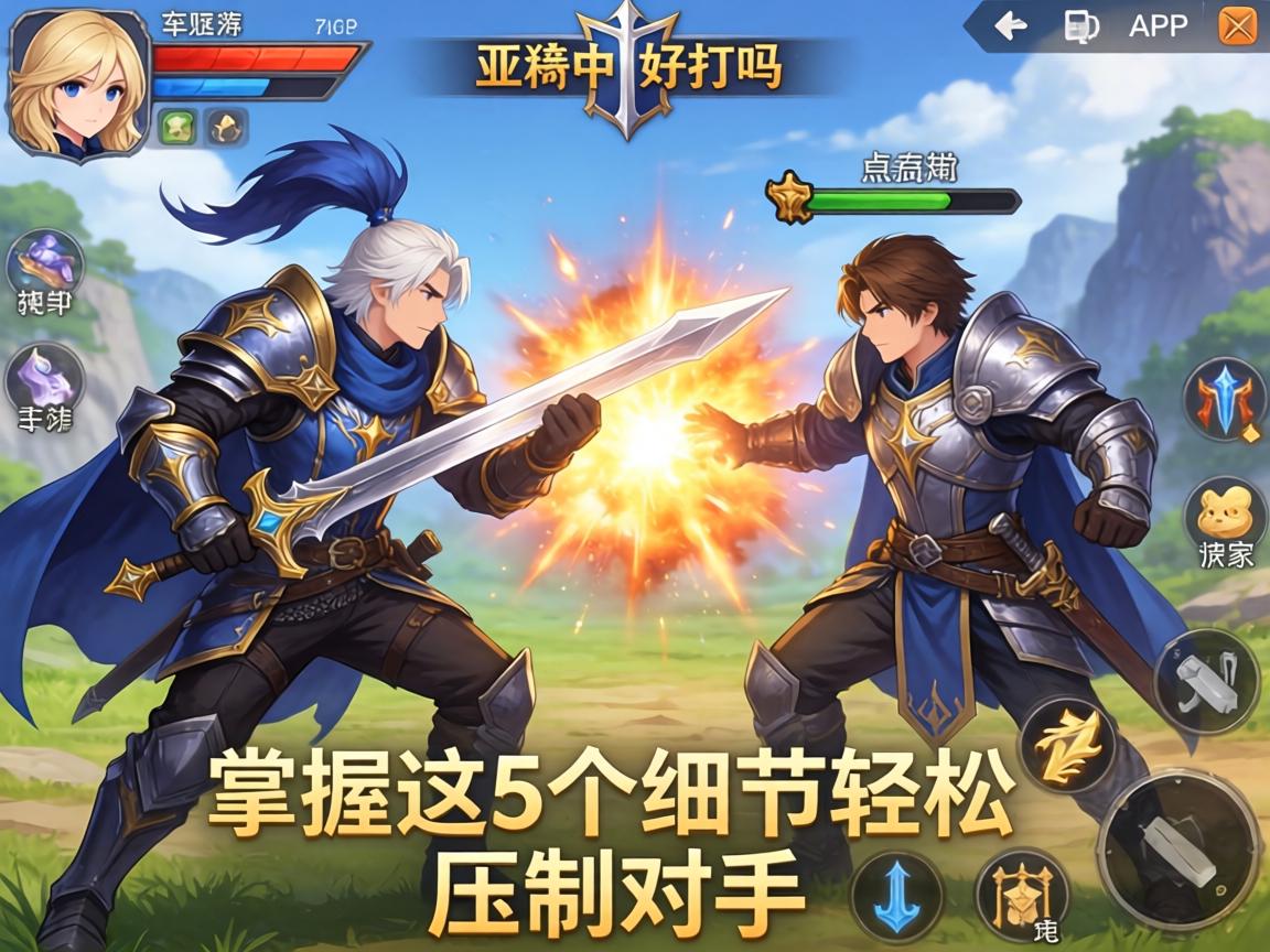 掌握这5个细节轻松压制对手