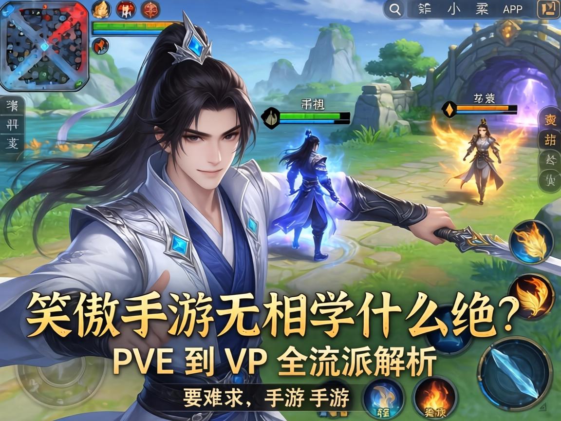 笑傲手游无相学什么绝学？从PVE到PVP的全流派解析