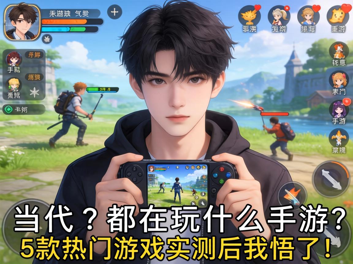 这5款热门游戏实测后我悟了