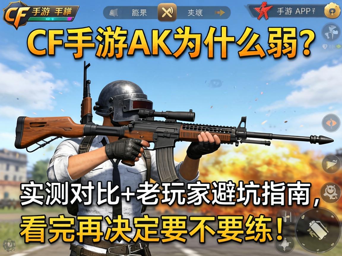 CF手游AK为什么弱