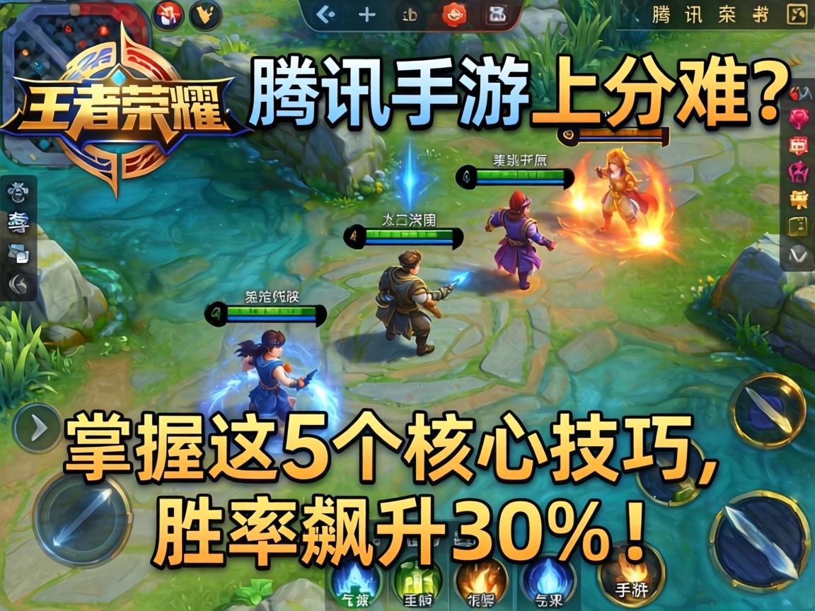 腾讯手游王者荣耀上分难