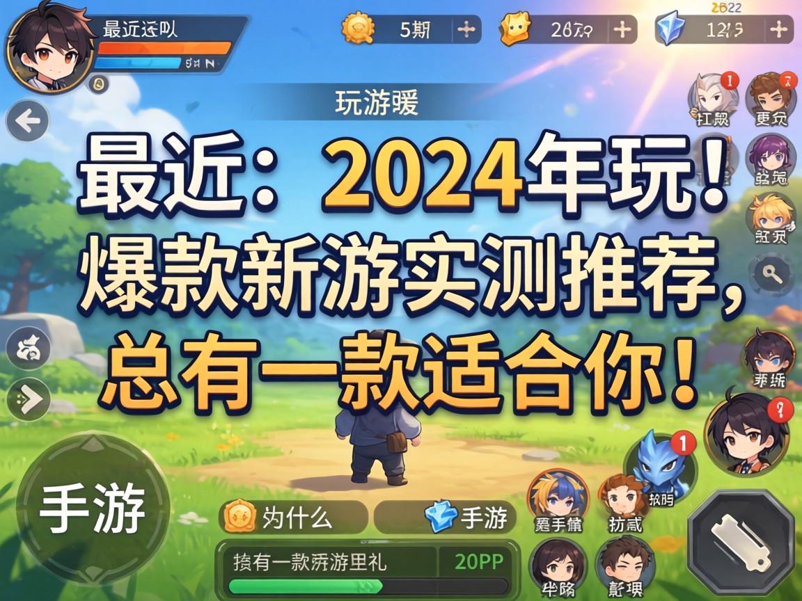 这5款2024年爆款新游实测推荐