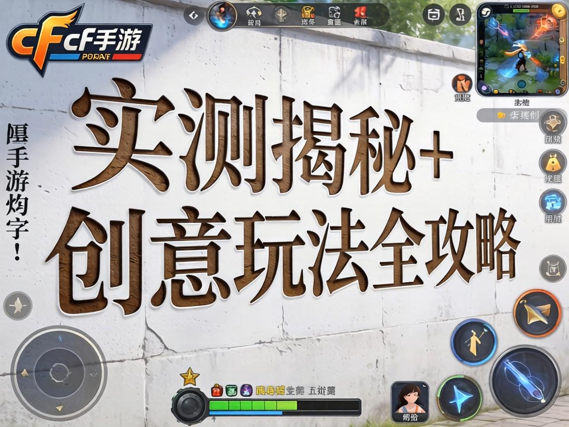 cf手游墙上可以刻字吗