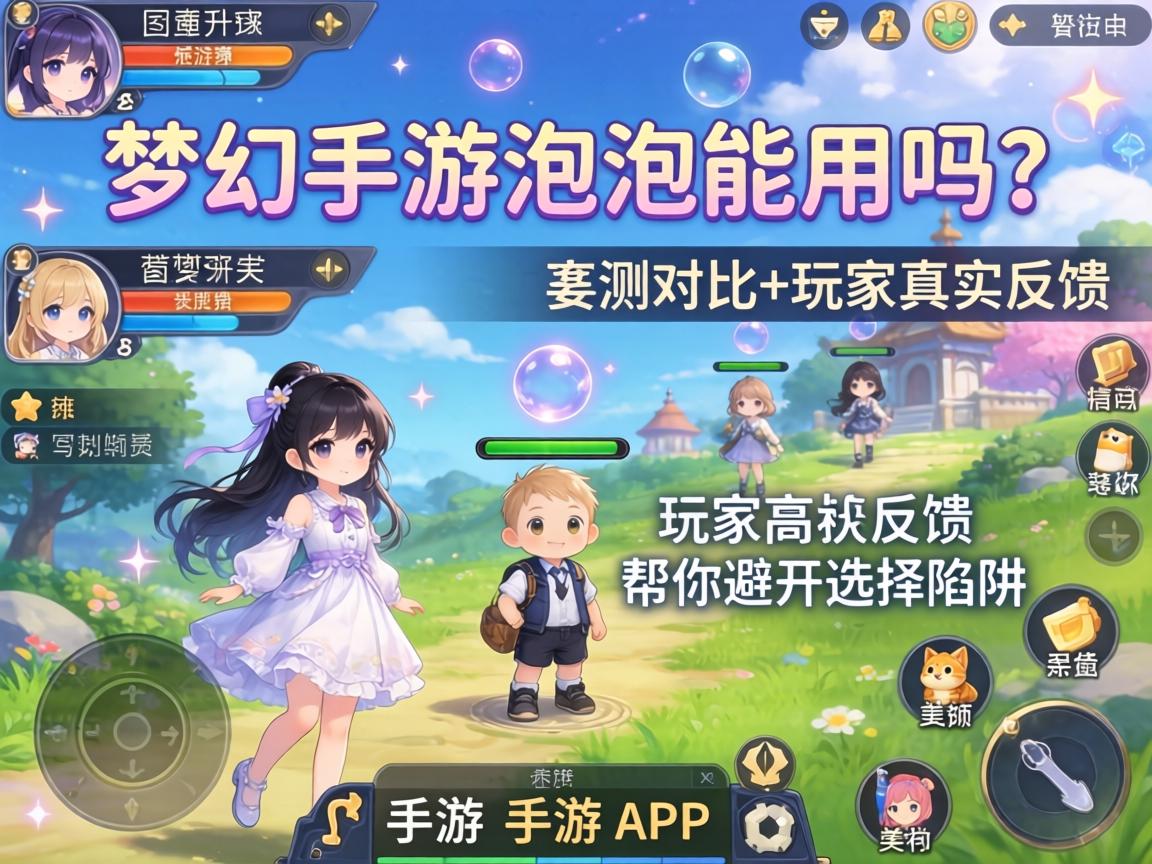 梦幻手游泡泡能用吗