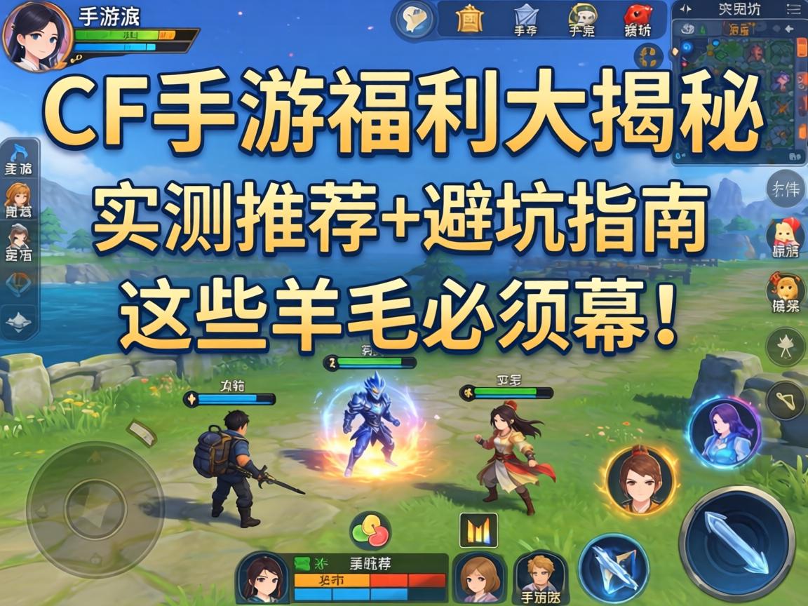 CF手游福利大揭秘，实测推荐+避坑指南，这些羊毛必须薅！