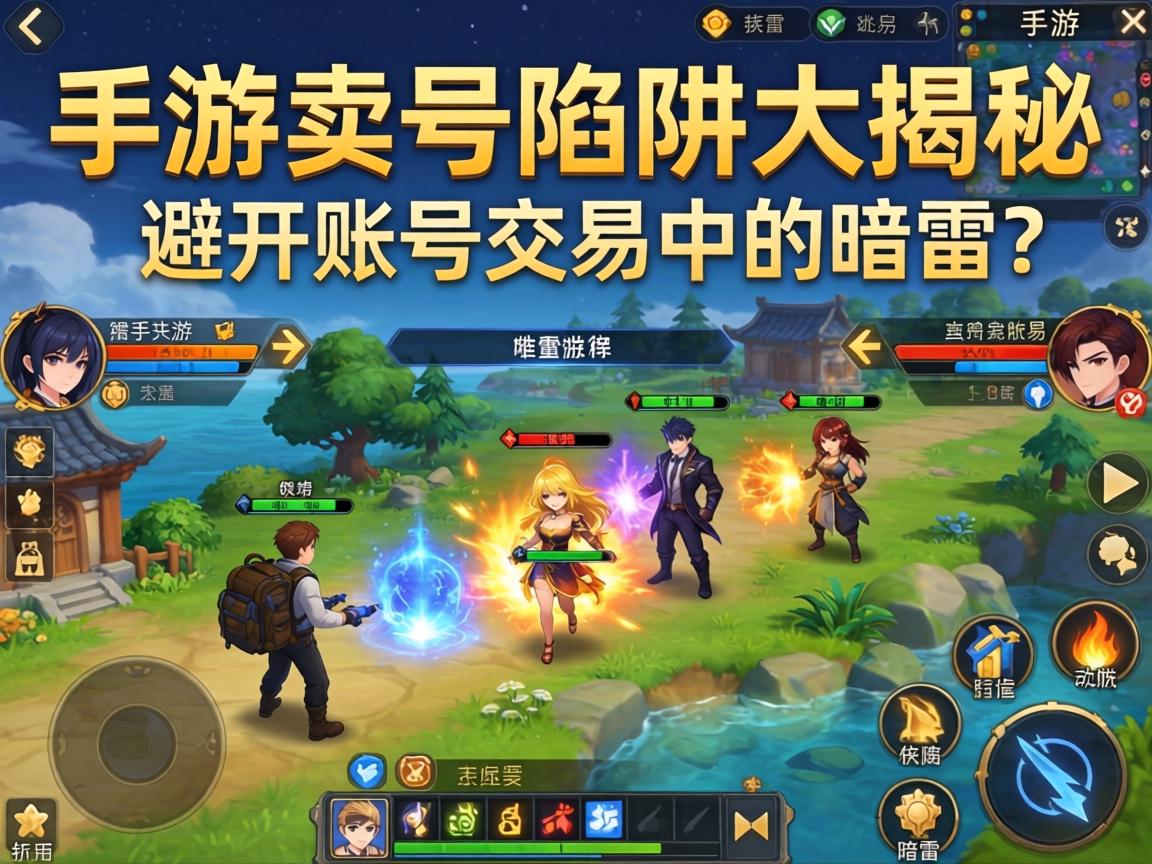 手游卖号陷阱大揭秘，如何避开账号交易中的暗雷？