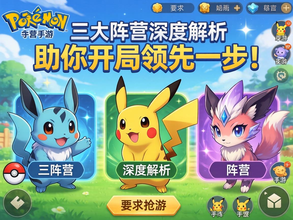 神奇宝贝手游阵营选择指南