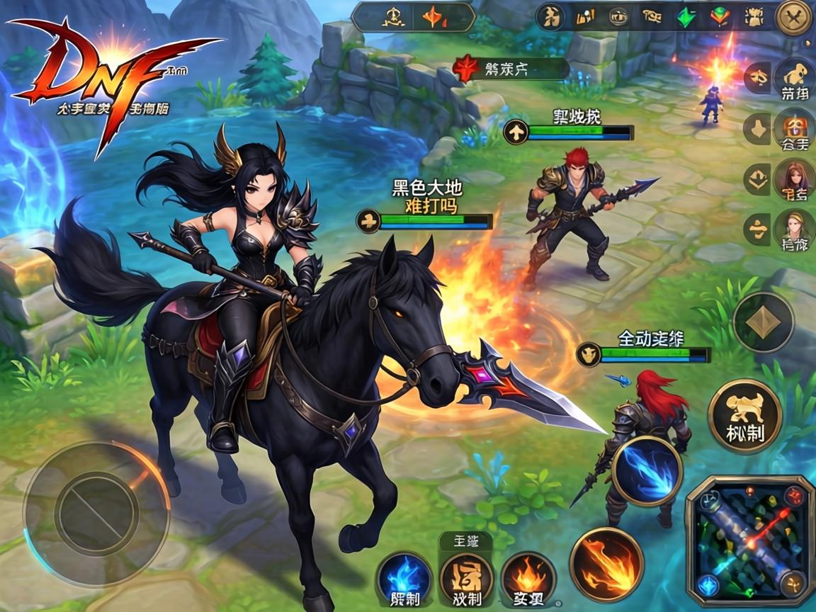 DNF手游黑色大地难打吗