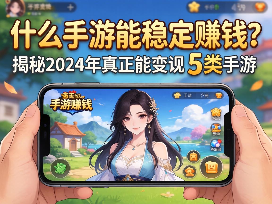 揭秘2024年真正能变现的5类手游