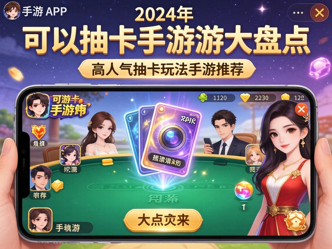 2024年高人气抽卡玩法手游大盘点