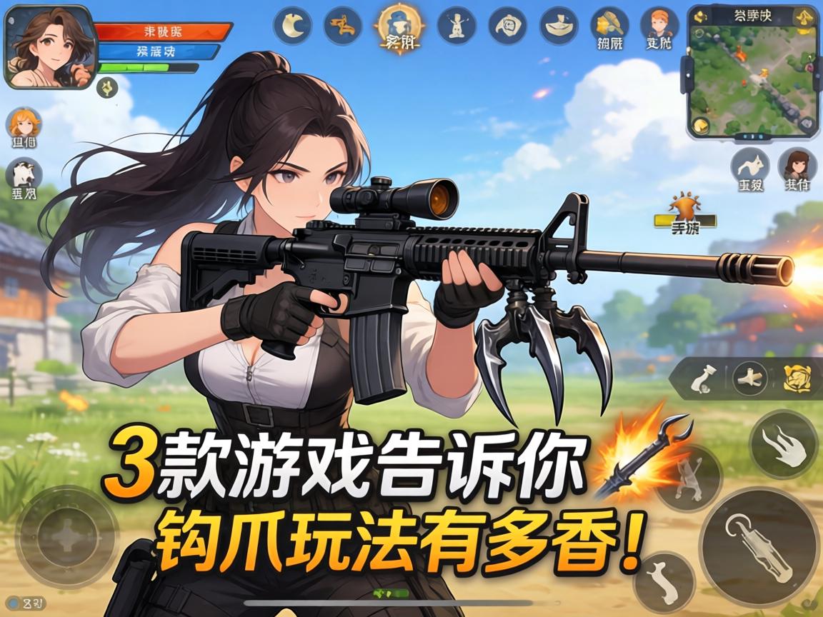 这3款游戏告诉你钩爪玩法有多香