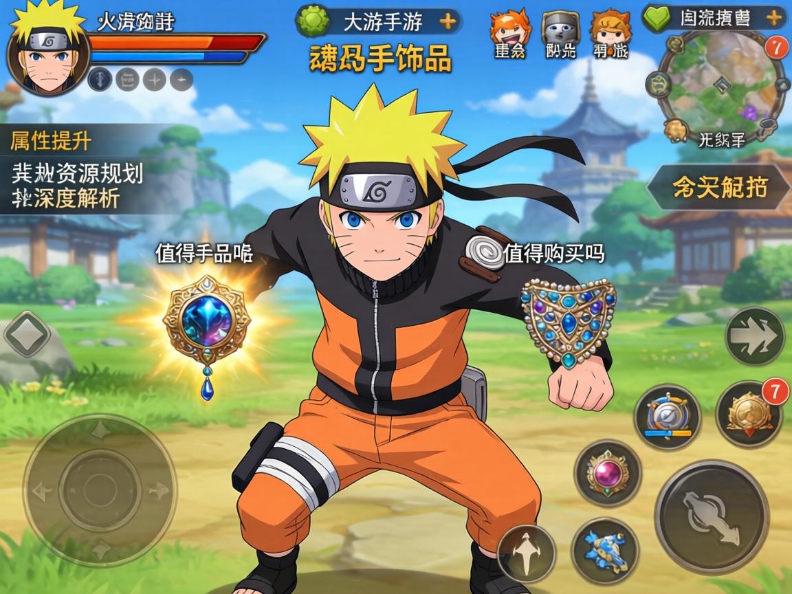 火影手游饰品值得购买吗？从属性提升到资源规划的深度解析