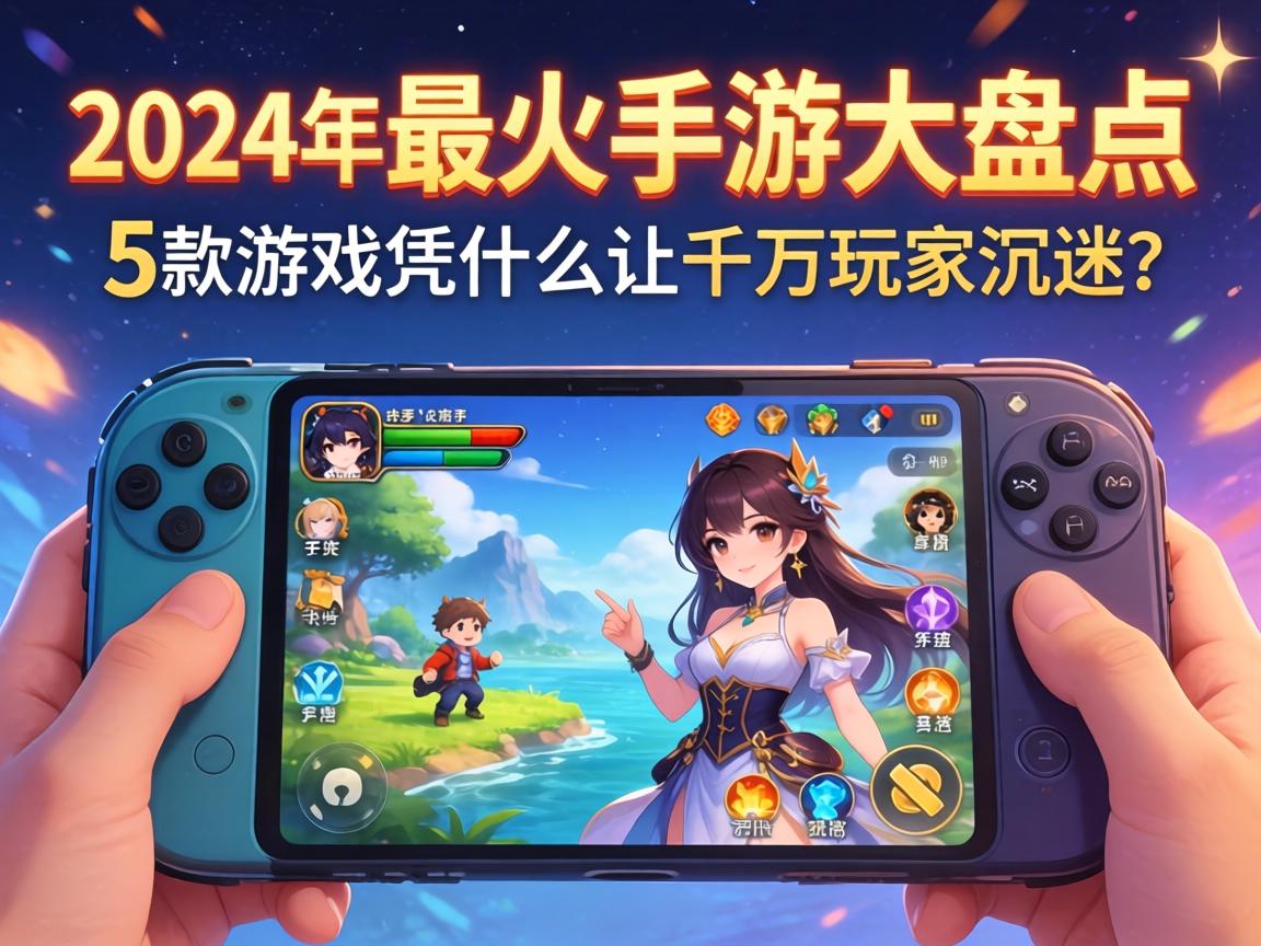 2024年最火手游大盘点，这5款游戏凭什么让千万玩家沉迷？