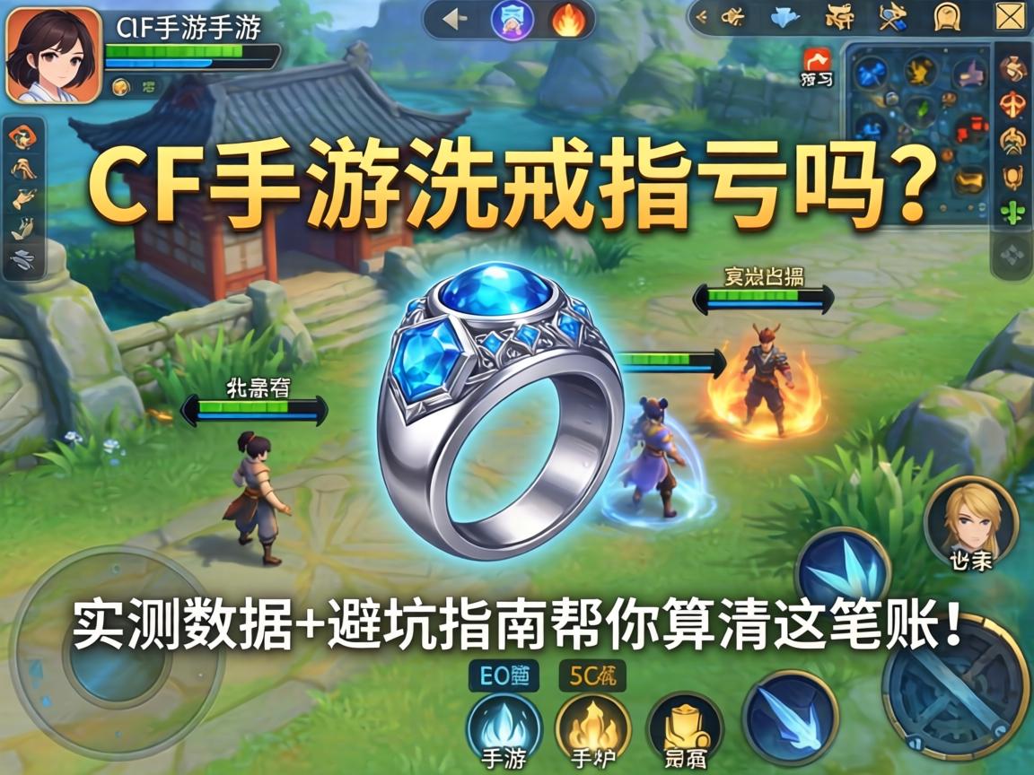 CF手游洗戒指亏吗？实测数据+避坑指南帮你算清这笔账！