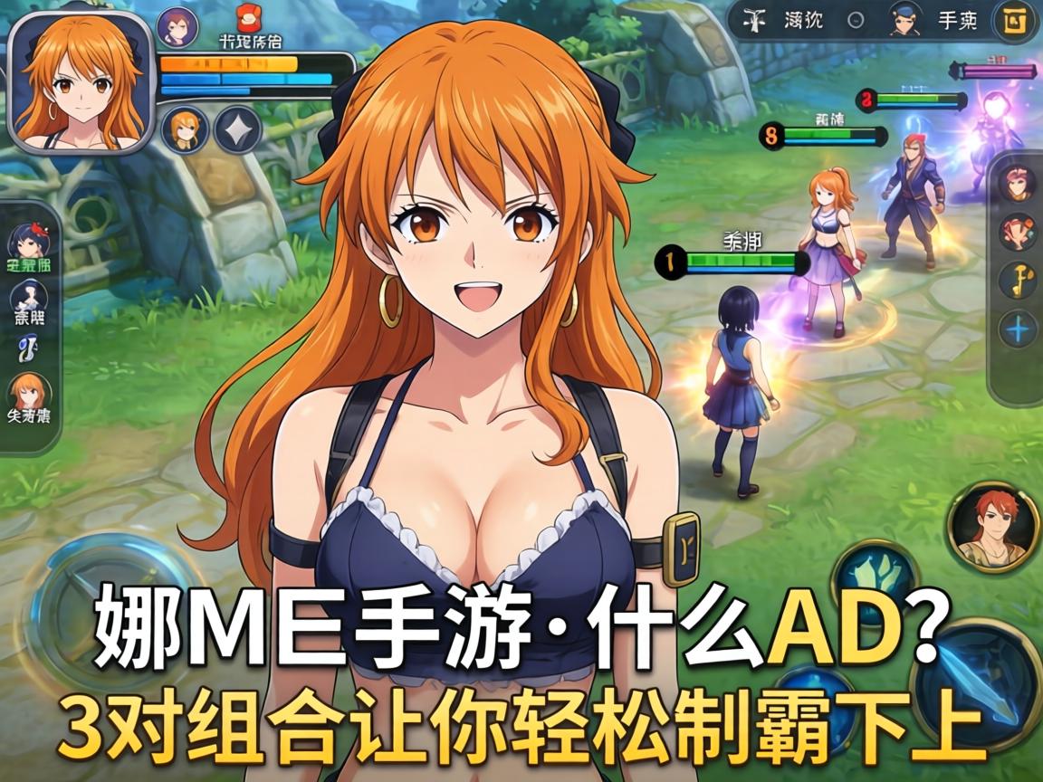 娜美手游配什么AD？这3对组合让你轻松制霸下路