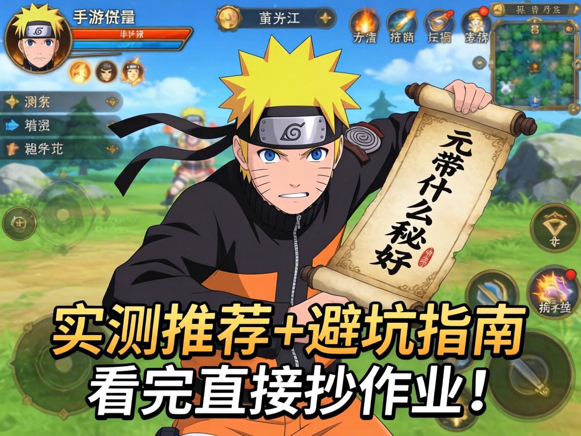 火影手游无带什么秘卷好？实测推荐+避坑指南，看完直接抄作业！