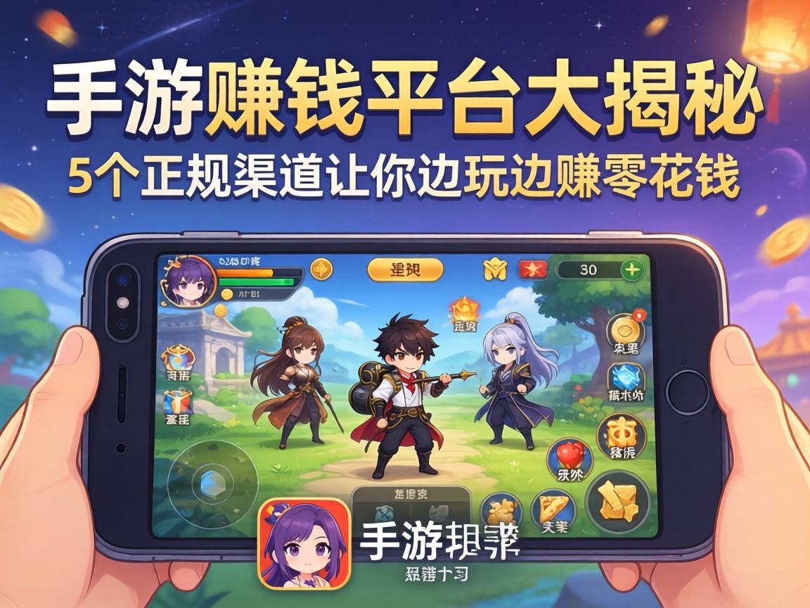 这5个正规渠道让你边玩边赚零花钱