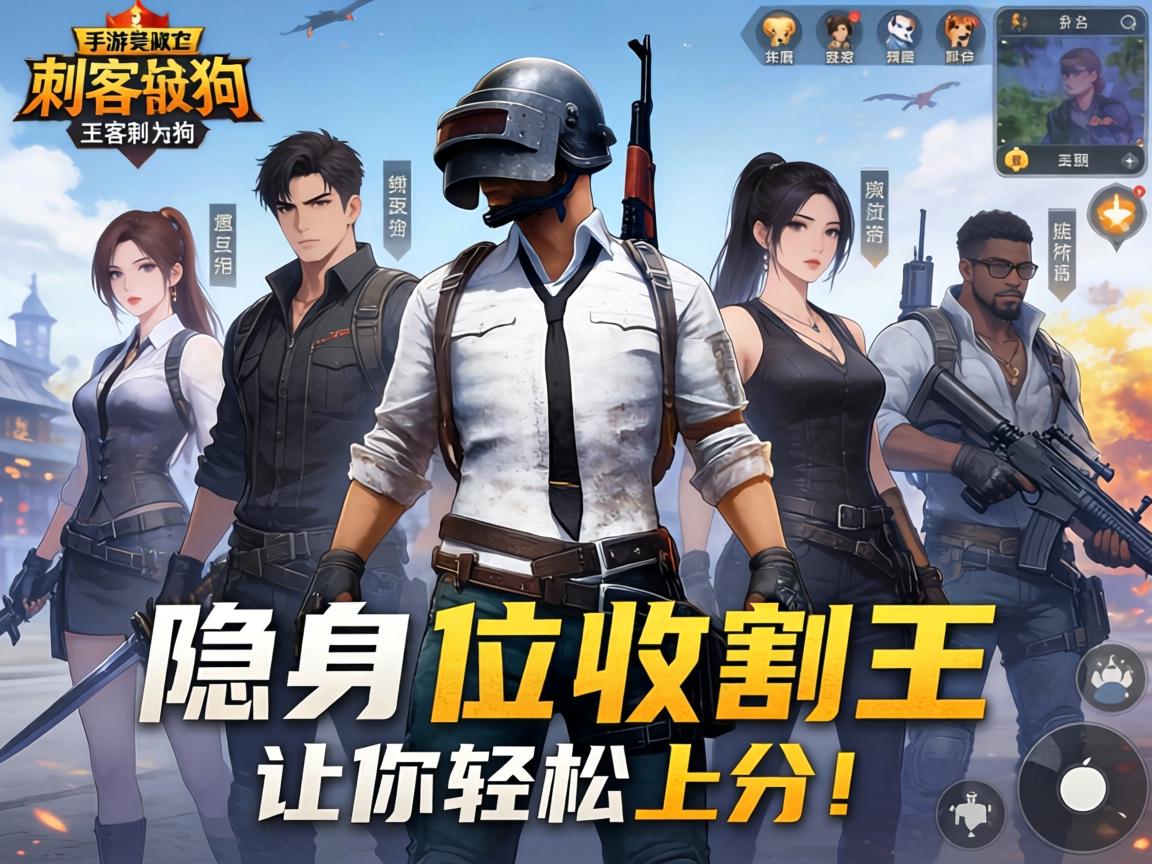 什么手游刺客比较狗？这五位隐身收割王让你轻松上分！