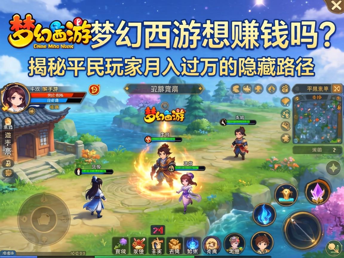 手游梦幻西游想赚钱吗？揭秘平民玩家月入过万的隐藏路径