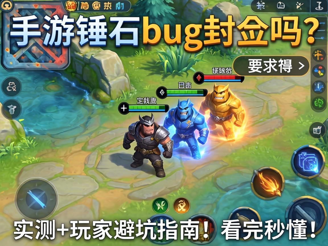 手游锤石bug封号吗
